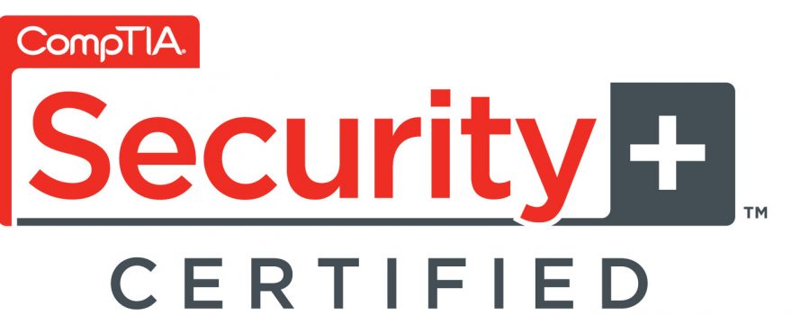 Comptia security + certified logo